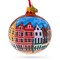 Markt of Bruges, Belgium Glass Ball Christmas Ornament 3.25 Inches